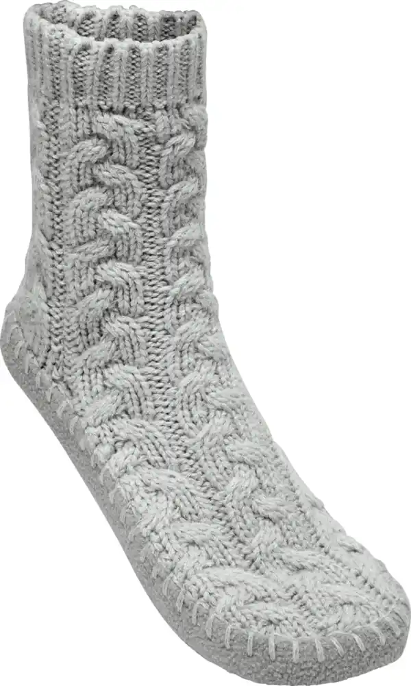 Bild 2 von IDEENWELT Hausschuhsocken grau 37/38