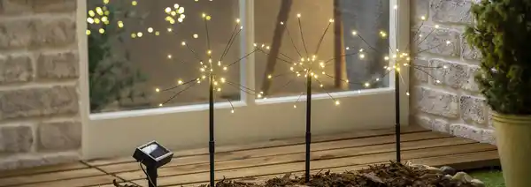 Bild 2 von IDEENWELT Solar-Gartenstecker Feuerwerk