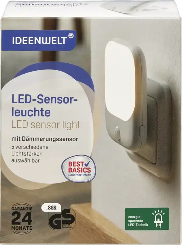 Bild 1 von IDEENWELT Best Basics LED-Sensor-leuchte