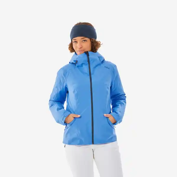 Bild 1 von Skijacke Damen warm Piste - 500 blau