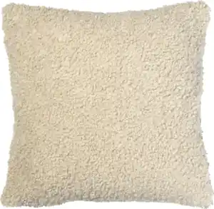 IDEENWELT Bouclé-Kissenhülle Teddy beige