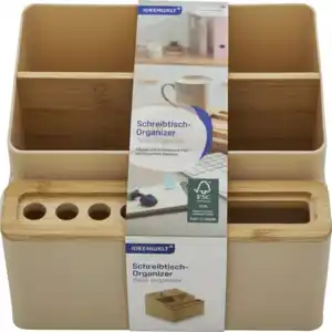 IDEENWELT Schreibtisch-Organizer beige