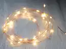 Bild 2 von IDEENWELT Micro-LED-Lichterkette 40 Lichter warmweiß, Kupfer