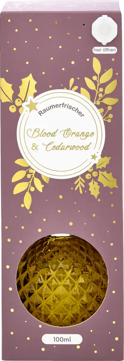 Bild 1 von IDEENWELT Weihnachtlicher Raumerfrischer gold Blood Orange