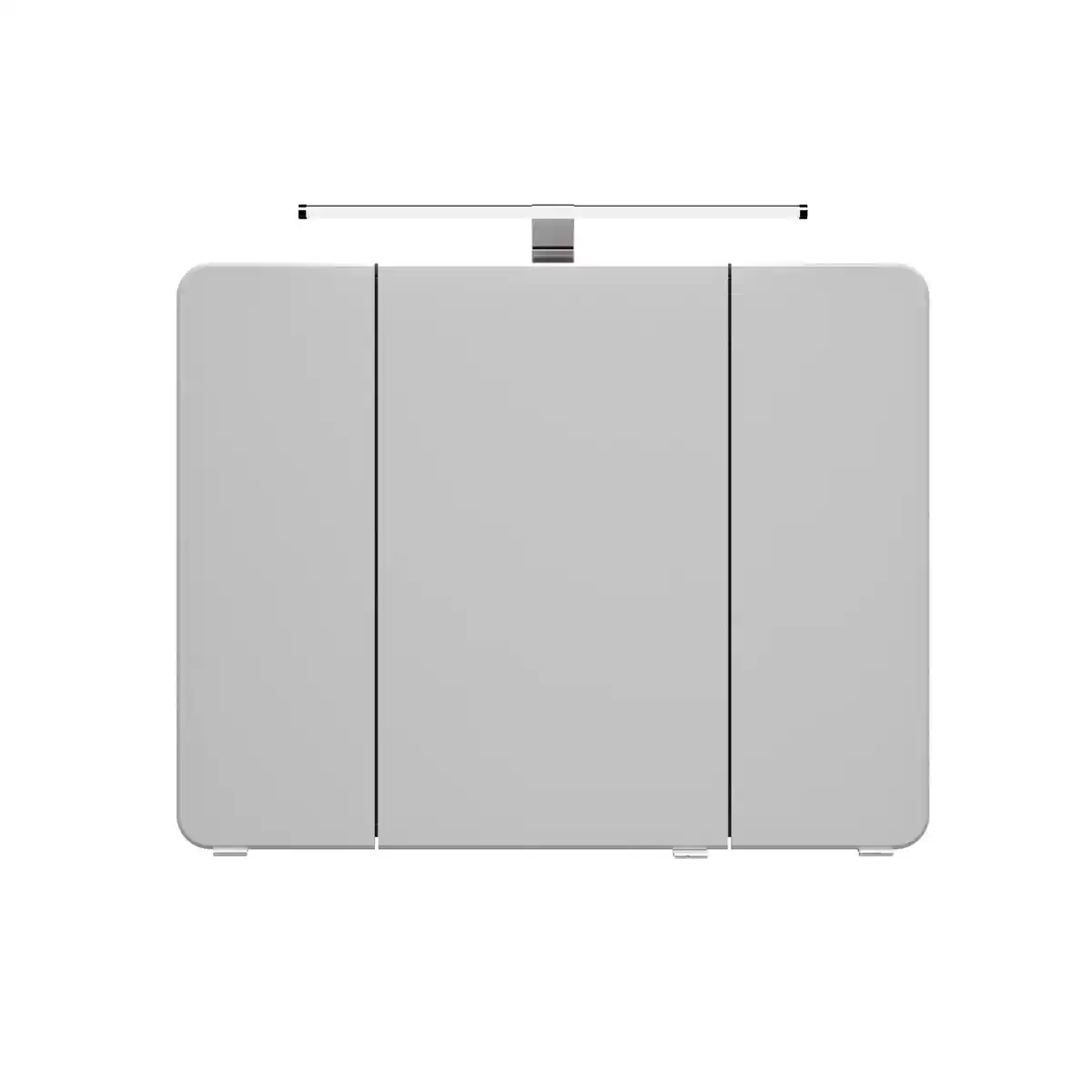 Bild 1 von Pelipal Spiegelschrank 'Juno' steingrau 90 x 72 cm mit LED-Aufsatzleuchte