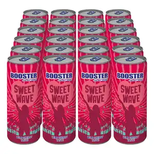 Booster Energy Drink Wild Cherry Taste 0,33 Liter, 24er Pack