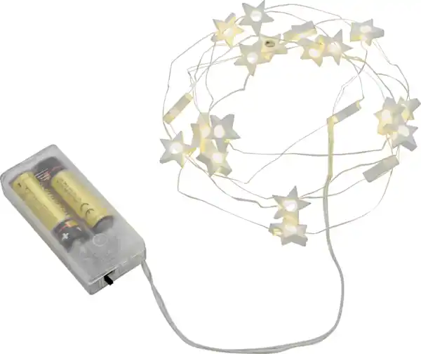 Bild 1 von IDEENWELT Micro-LED-Lichterkette warmweiß, Sterne