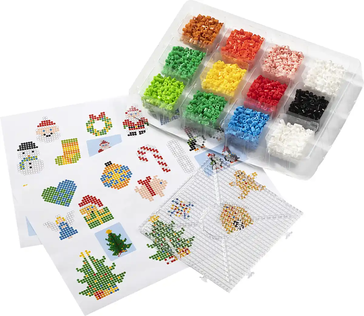 Bild 1 von IDEENWELT Bügelperlen-Set Weihnachtsmotive