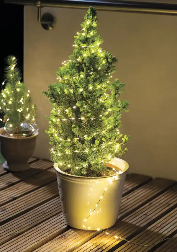 Bild 2 von IDEENWELT Micro-LED-Lichterkette 50 Lichter warmweiß