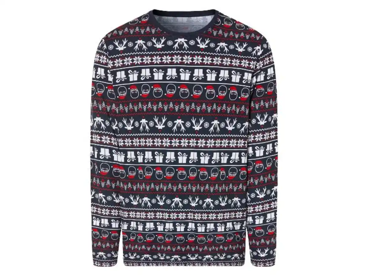 Bild 3 von LIVERGY® Herren Pyjama mit weihnachtlichem Motiv