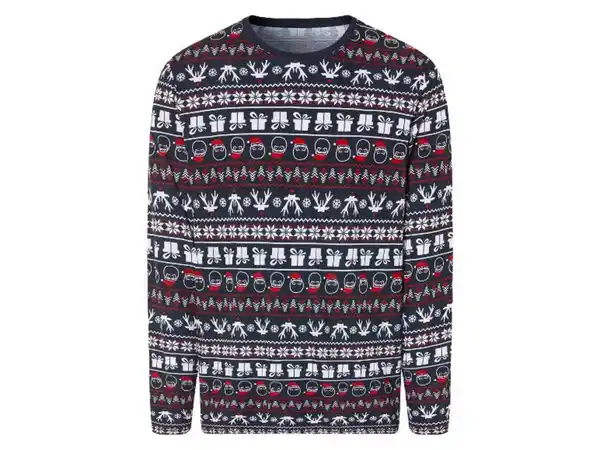 Bild 3 von LIVERGY® Herren Pyjama mit weihnachtlichem Motiv