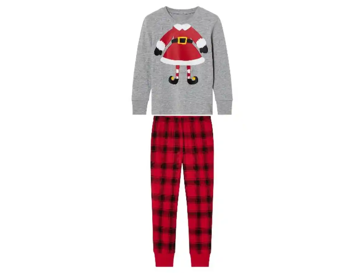 Bild 2 von lupilu® Kinder Pyjama, mit weihnachtlichen Motiven