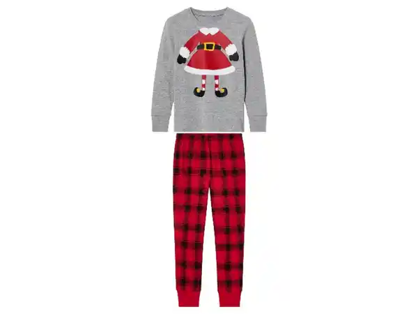 Bild 2 von lupilu® Kinder Pyjama, mit weihnachtlichen Motiven