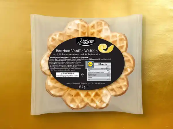 Bild 1 von Deluxe Bourbon-Vanille-Waffeln,  165 g