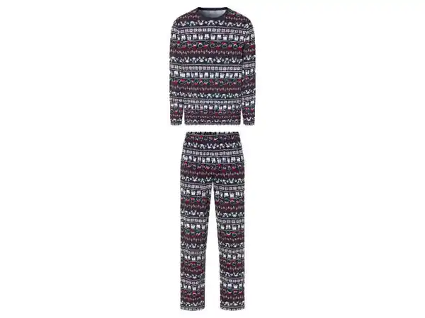 Bild 2 von LIVERGY® Herren Pyjama mit weihnachtlichem Motiv