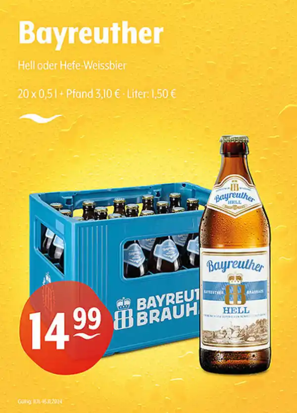 Bild 1 von Bayreuther Hell oder Hefe-Weissbier