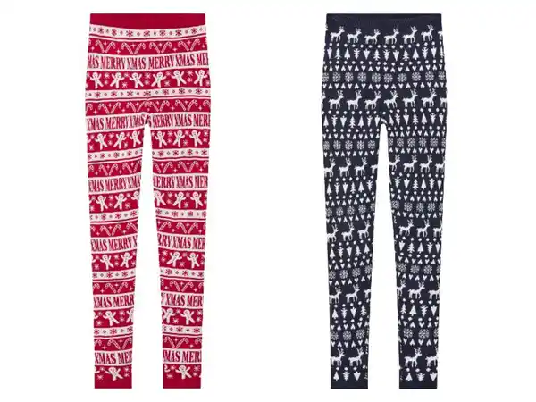 Bild 1 von pepperts!® Kinder Strickleggings, mit klassischen Weihnachtsmotiven