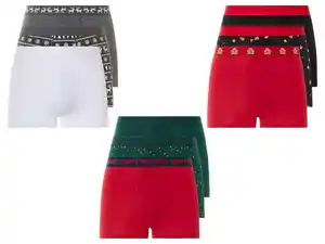 LIVERGY® Herren Boxer, 3 Stück, mit weihnachtlichen Motiven