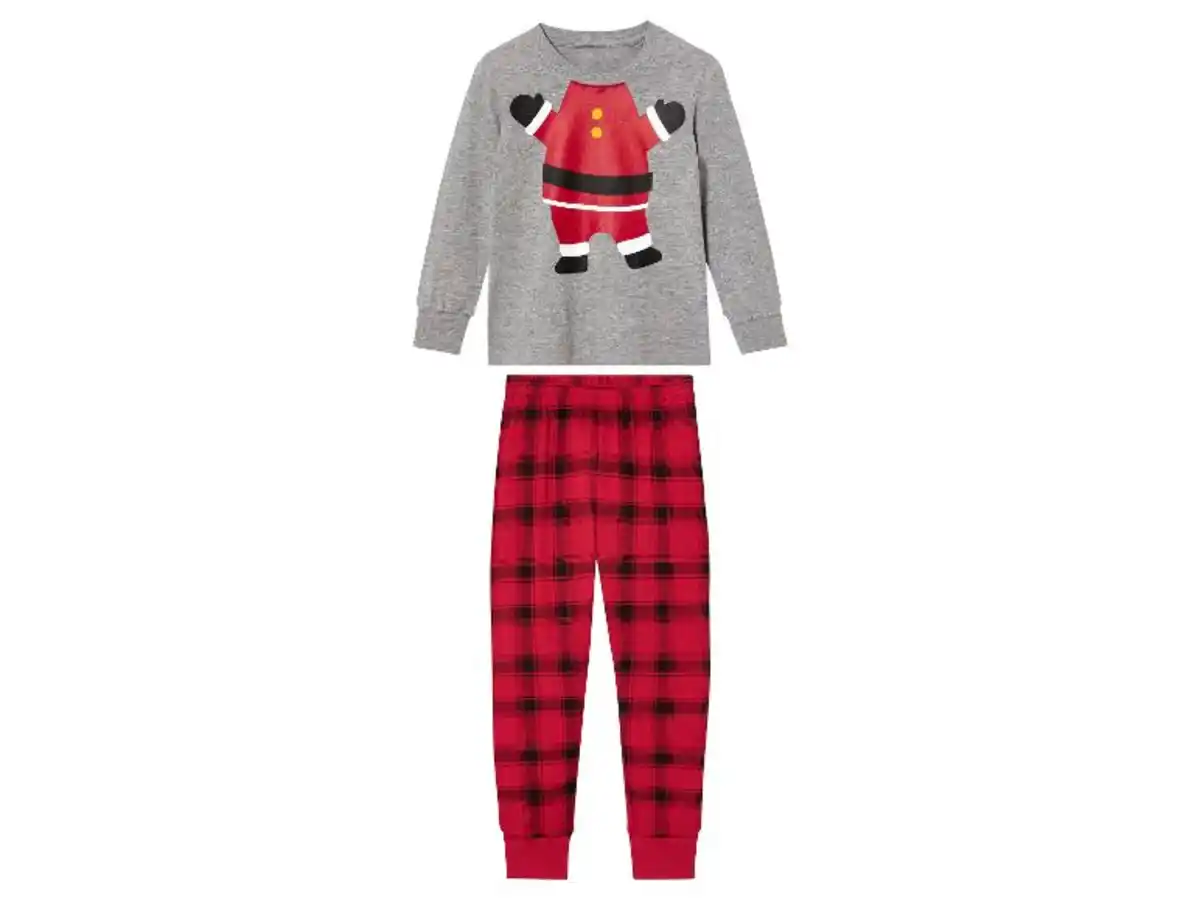 Bild 2 von lupilu® Kinder Pyjama, mit Weihnachtsdesign