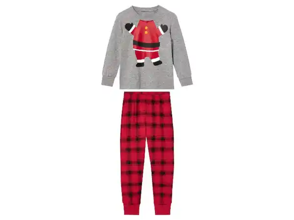 Bild 2 von lupilu® Kinder Pyjama, mit Weihnachtsdesign