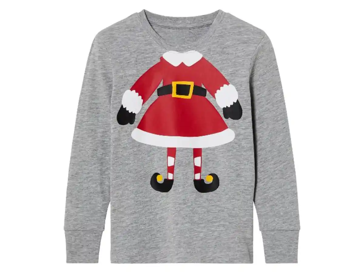 Bild 3 von lupilu® Kinder Pyjama, mit weihnachtlichen Motiven