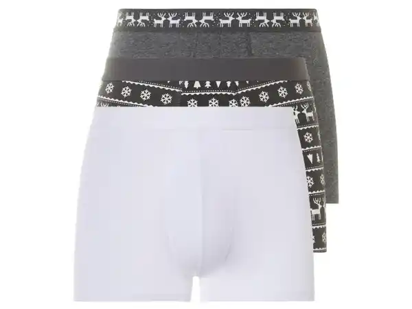Bild 2 von LIVERGY® Herren Boxer, 3 Stück, mit weihnachtlichen Motiven