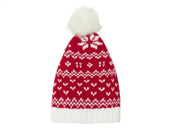 Bild 3 von Strickmütze in lustigem Weihnachtsdesign