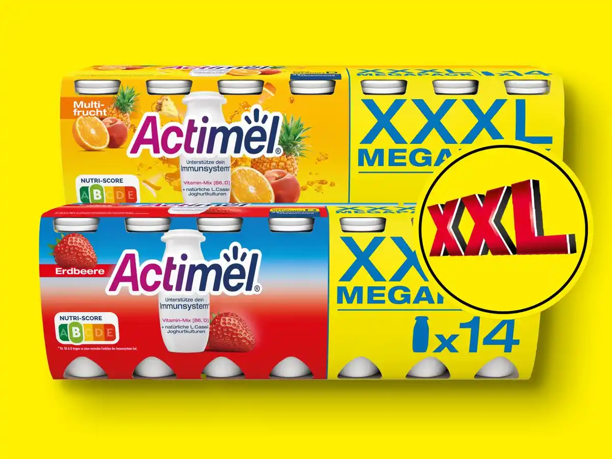Bild 1 von Danone Actimel Drink XXXL Megapack
