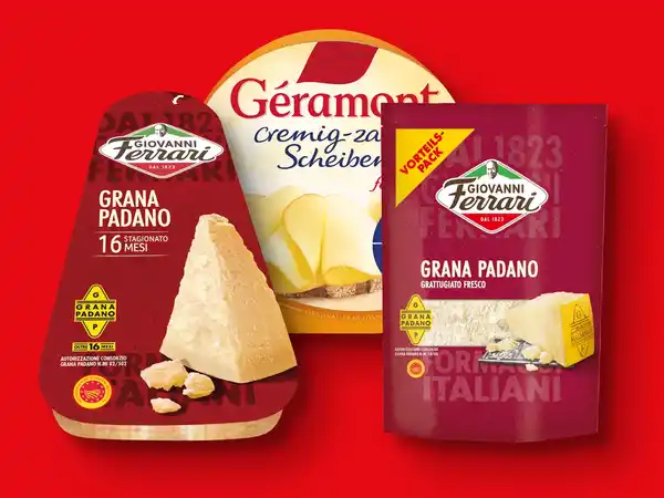 Bild 1 von Giovanni Ferrari Grana Padano g.U./Géramont Scheiben fein-würzig