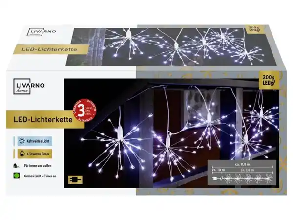 Bild 2 von LIVARNO home LED-Lichterkette, 200 LEDs