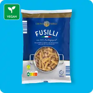 CUCINA NOBILE Fusilli, Aus 100 % Hartweizengrieß