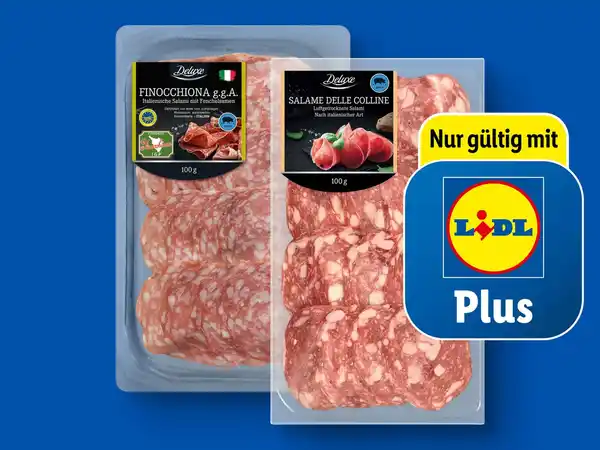 Bild 1 von Deluxe Italienische Wurstspezialitäten,  100 g