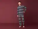 Bild 4 von LIVERGY® Herren Pyjama mit weihnachtlichem Motiv