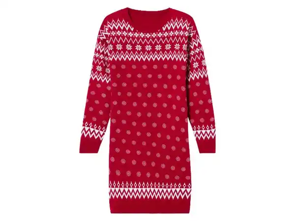 Bild 4 von pepperts!® Kinder Strickkleid, in festlichem Design