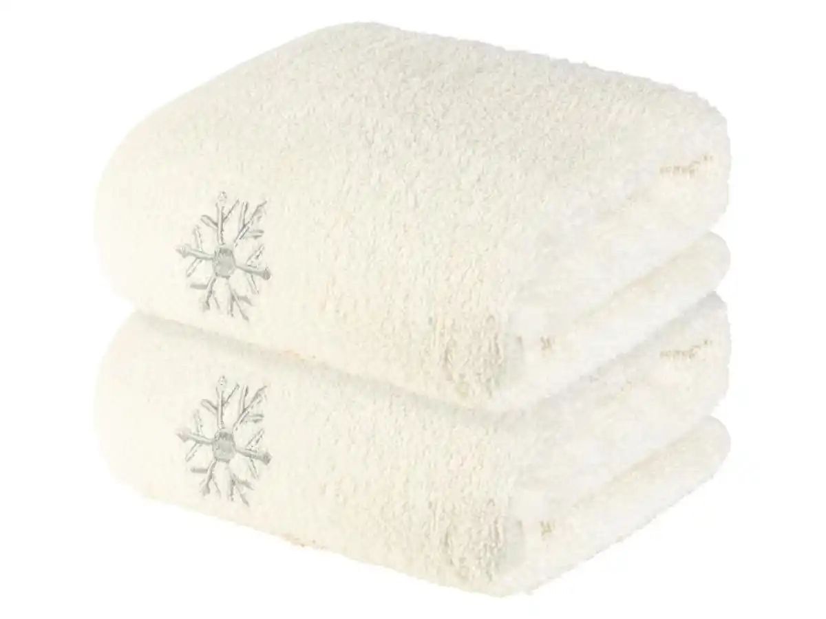 Bild 3 von LIVARNO home Frottier-Handtücher, 2er Set, 50 x 90 cm