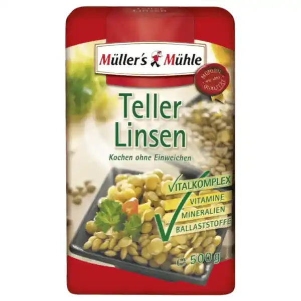 Bild 1 von Müller's Mühle Tellerlinsen oder Erbsen