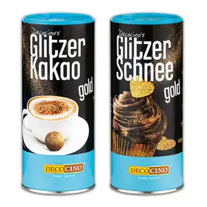 Decocino Glitzer Kakao / Glitzer Schnee