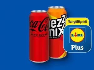 Coca-Cola Zero Sugar/Fanta Exotic/Mezzo Mix/Sprite