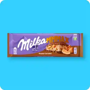 MILKA Große Tafelschokolade, Erdnuss-Karamell