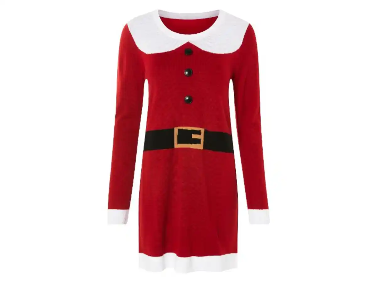 Bild 2 von esmara® Damen Strickkleid im Weihnachtsdesign