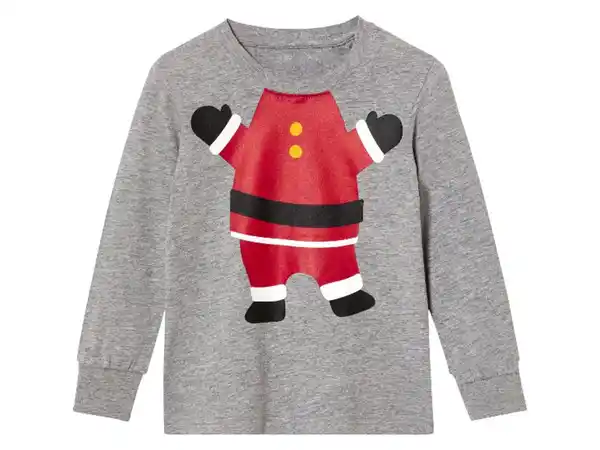 Bild 3 von lupilu® Kinder Pyjama, mit Weihnachtsdesign