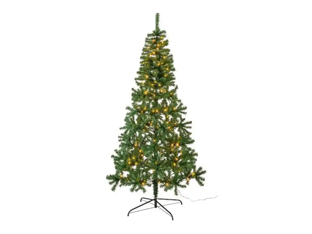 Bild 3 von LIVARNO home Künstlicher LED-Weihnachtsbaum, 210 cm, flexible, formbare Zweige