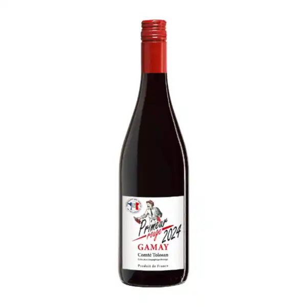 Bild 1 von PRIMEUR ROUGE Gamay Comté Tolosan IGP 2024 0,75L