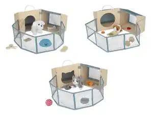 Playtive Hunde-Haus / Katzen-Haus / Meerschweinchen-Haus, 9-teilig / 8-teilig