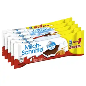 Ferrero Milchschnitte 4+1 oder Kinder Pingui 3+1