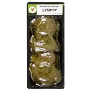 Hirschsteaks mariniert Kräuter