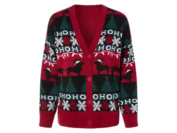 Bild 4 von esmara® Damen Cardigan mit weihnachtlichen Motiven