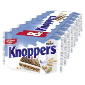 Knoppers Milch-Haselnuss Schnitten 8er oder Riegel 5er