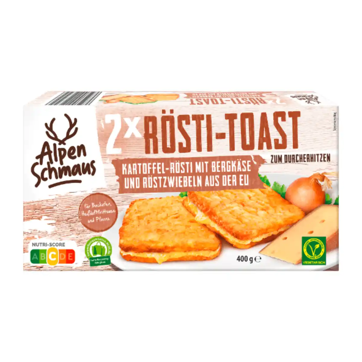 Bild 2 von ALPENSCHMAUS Rösti-Toast 400g