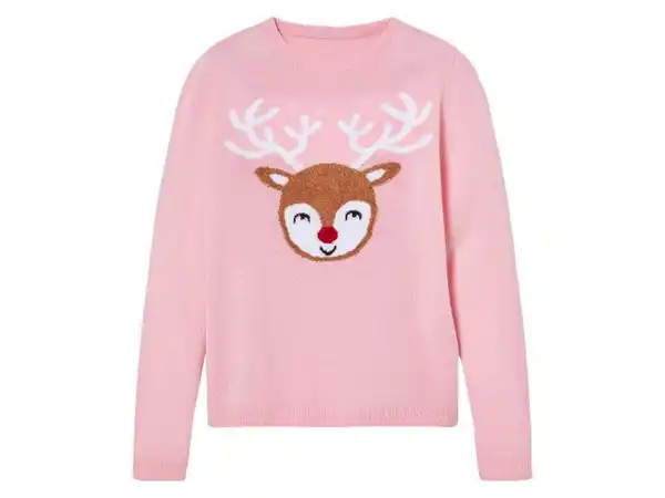 Bild 2 von pepperts!® Kinder Weihnachtspullover, mit Rippbündchen